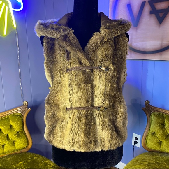 Juicy Couture Jackets & Blazers - Vintage Y2K Juicy Couture Faux Fur Vest